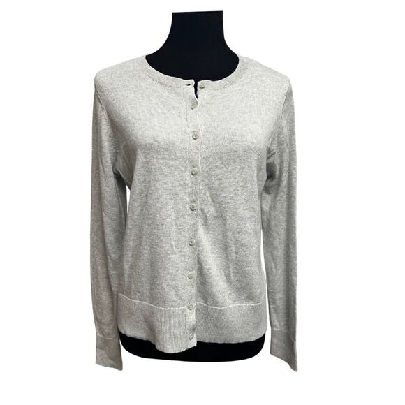 Ricki's Button Front Cardigan Grey - Picture 1 of 5